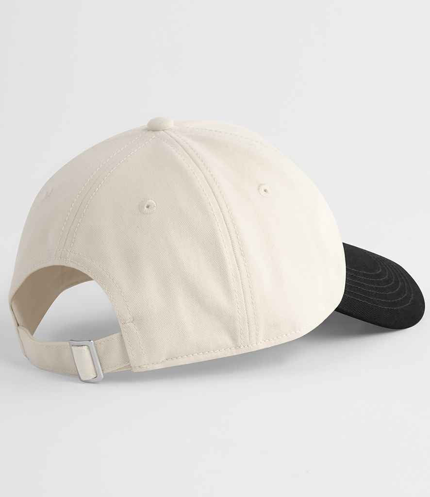Beechfield Contrast Peak Leisure Cap - Natural/Black