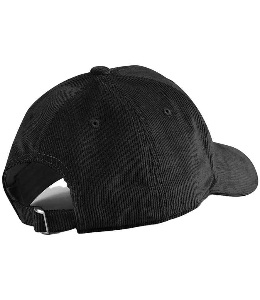 Beechfield EarthAware® Organic Cord Baseball Cap - Black