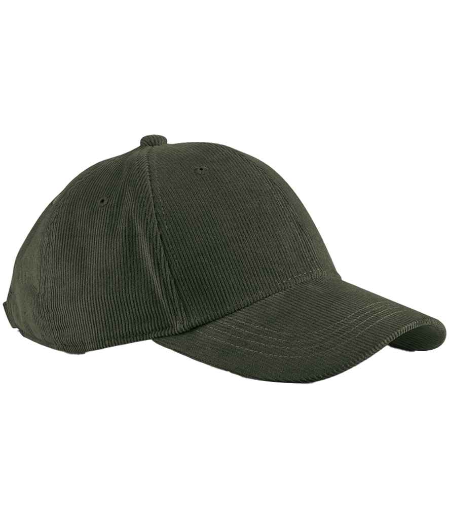 Beechfield EarthAware® Organic Cord Baseball Cap - Forest Night