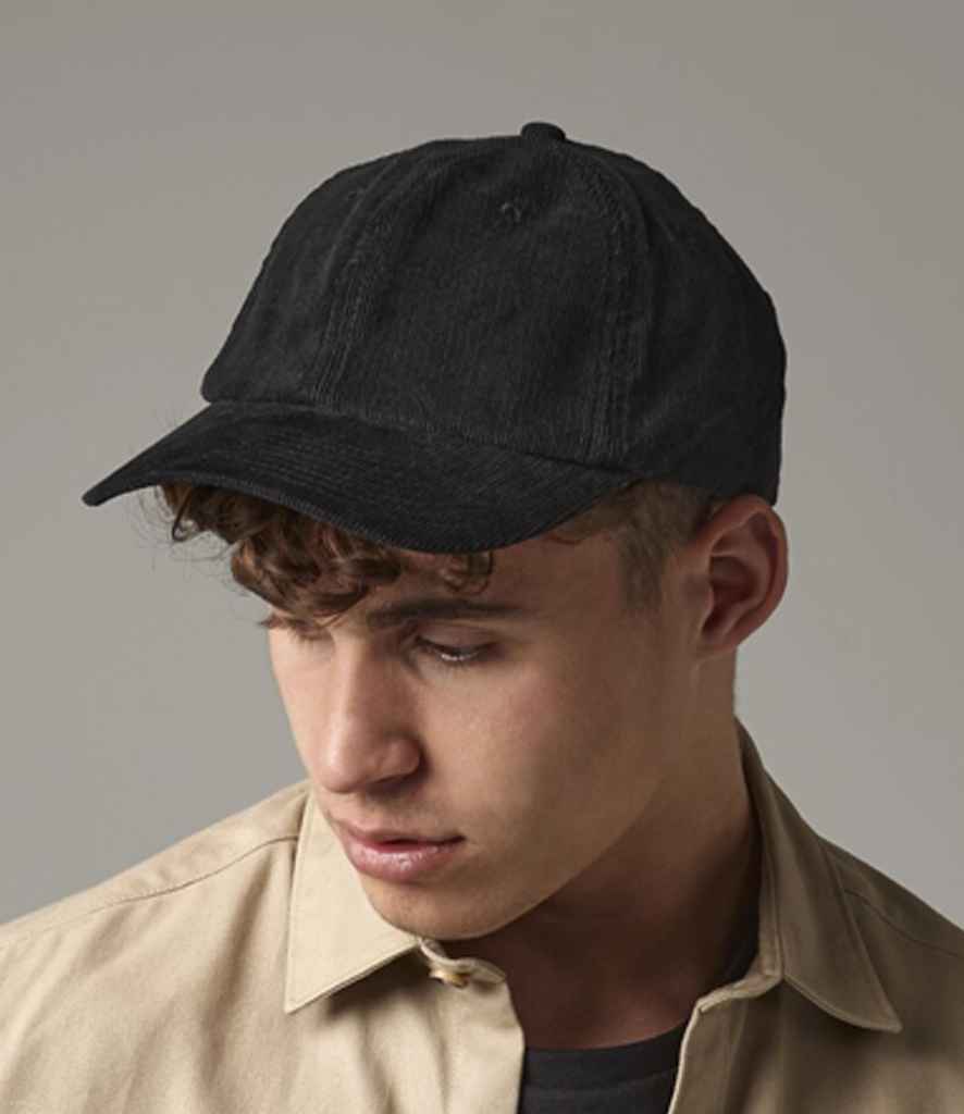 Beechfield Heritage Cord Cap - Black