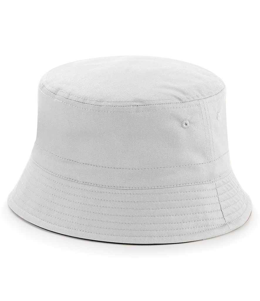 Beechfield Reversible Bucket Hat - Black/Light Grey
