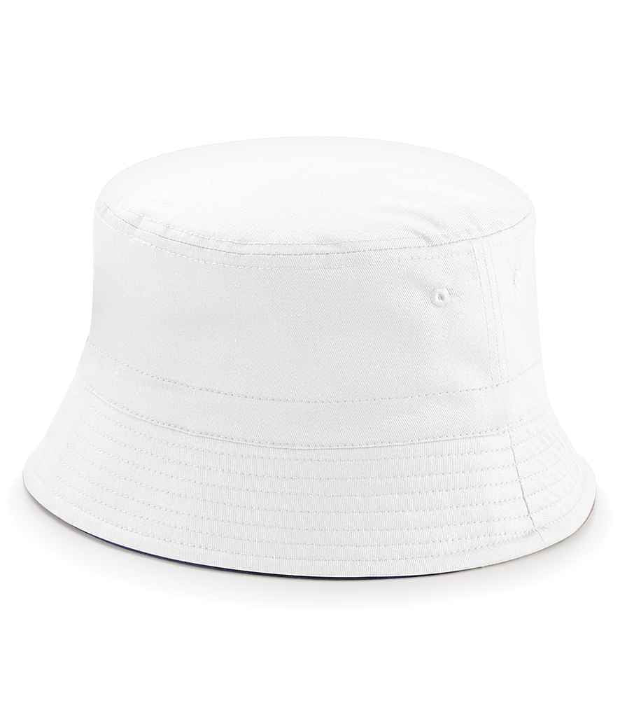 Beechfield Reversible Bucket Hat - French Navy/White