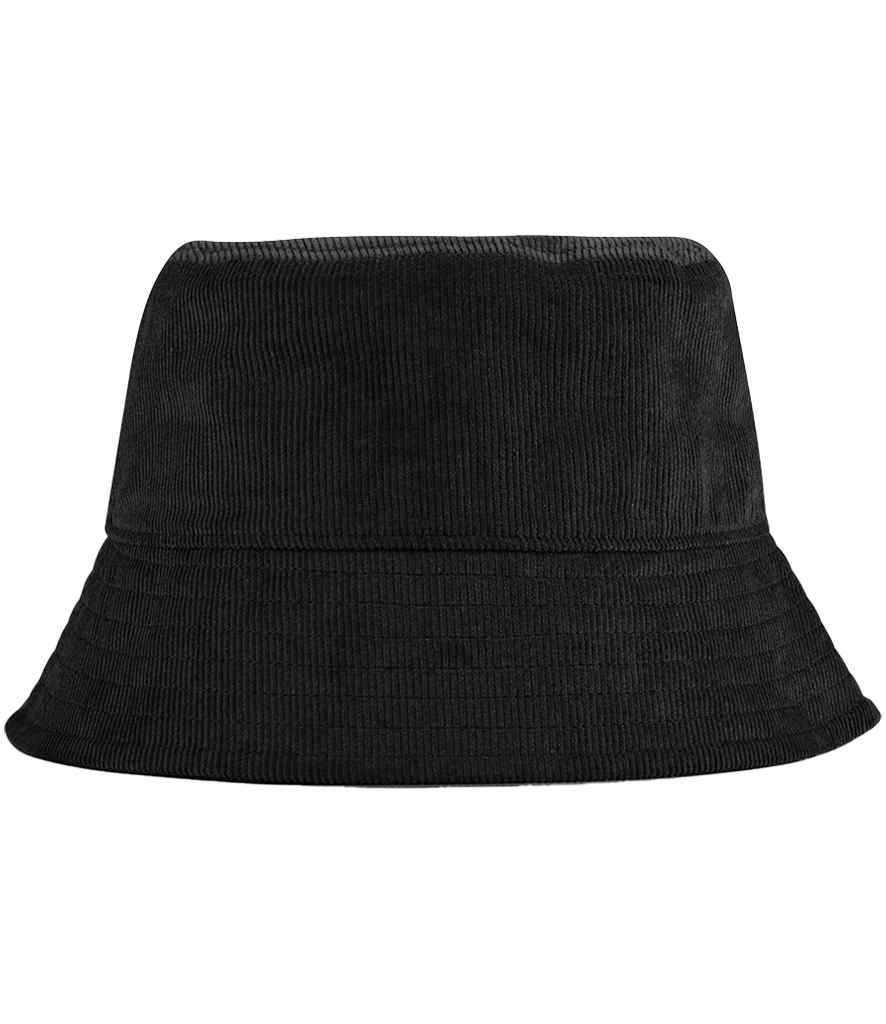Beechfield EarthAware® Organic Cord Bucket Hat - Black