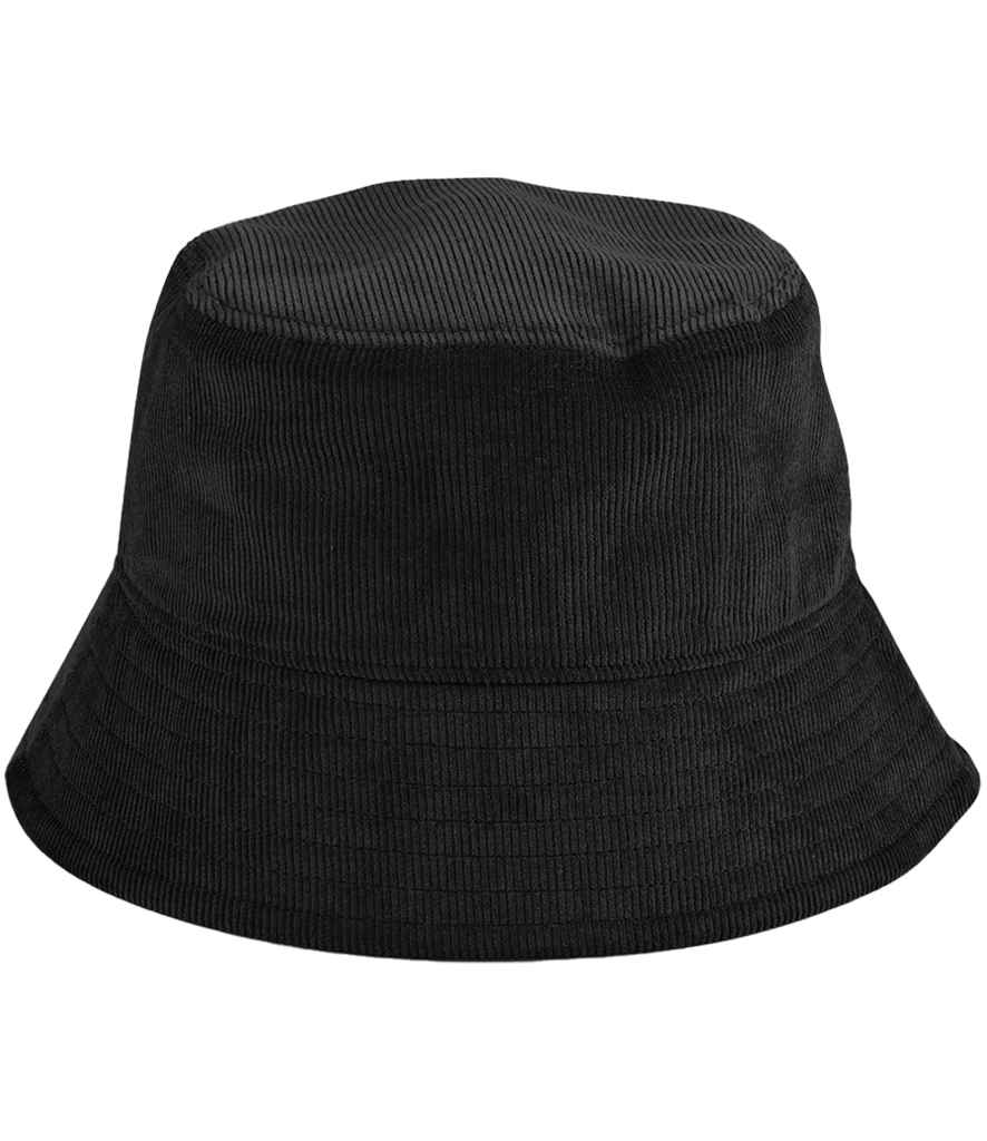 Beechfield EarthAware® Organic Cord Bucket Hat - Black