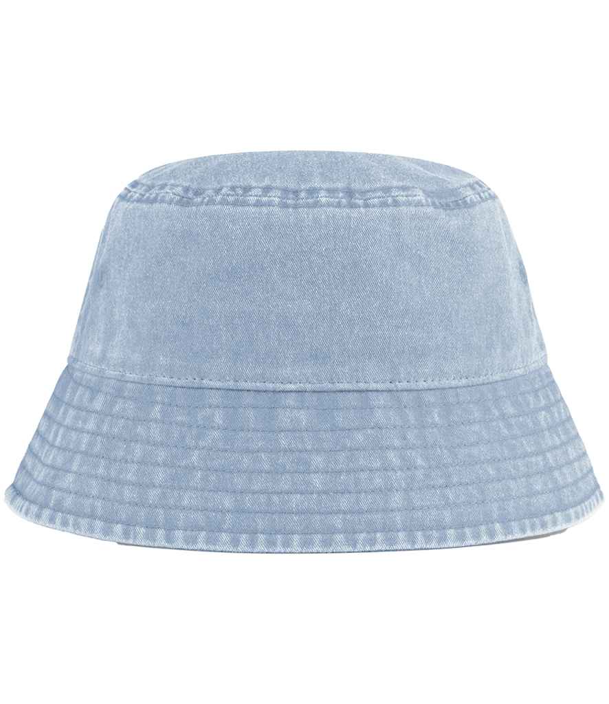 Beechfield Junior Vintage Bucket Hat - Vintage Light Blue