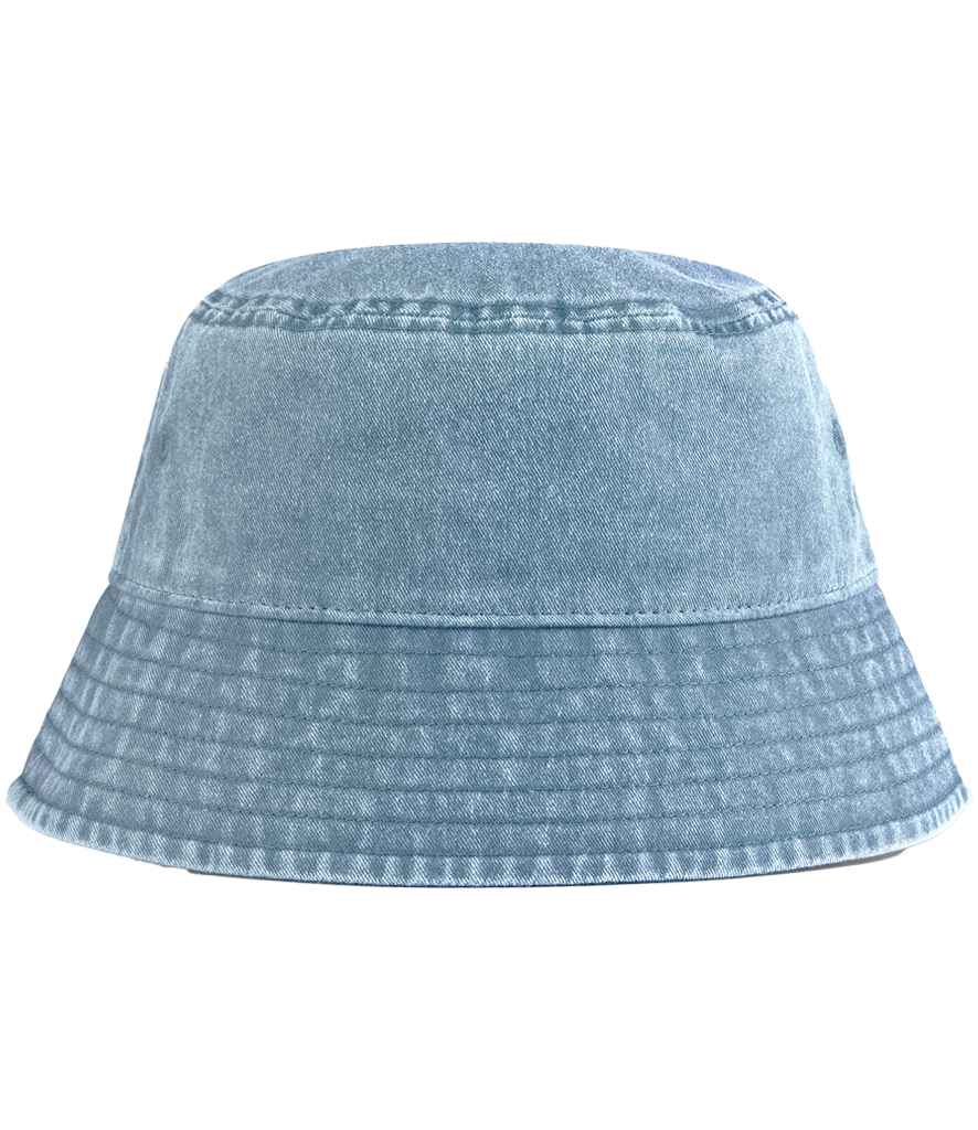 Beechfield Vintage Bucket Hat - Vintage Light Denim