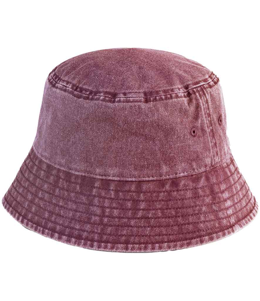 Beechfield Vintage Bucket Hat - Vintage Red