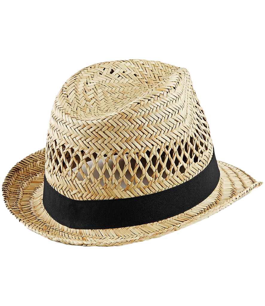 Beechfield Straw Summer Trilby - Natural