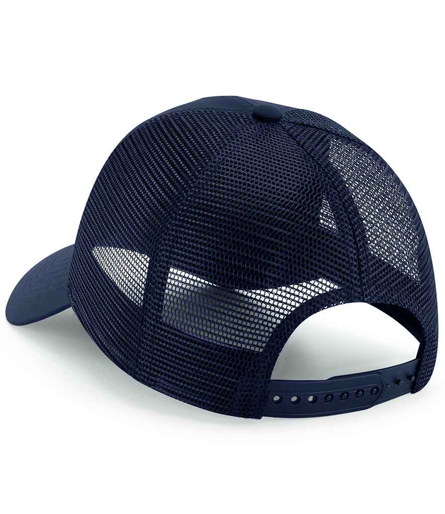 Beechfield Recycled 6 Panel Snapback Trucker Cap - French Navy