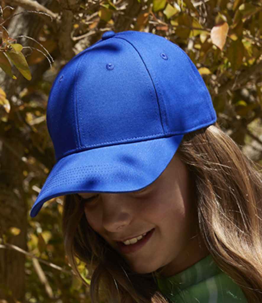 Beechfield EarthAware® Junior Classic Organic Cotton 6 Panel Cap - Bright Royal