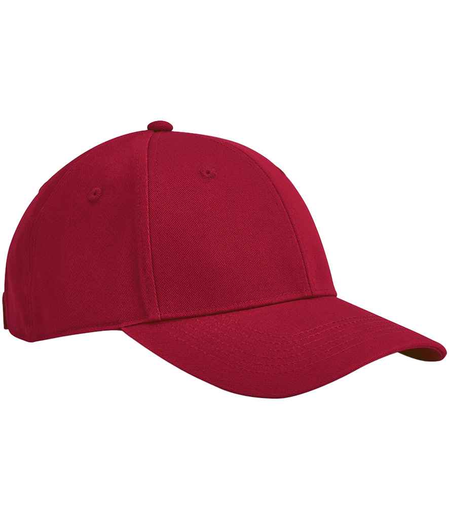 Beechfield EarthAware® Junior Classic Organic Cotton 6 Panel Cap - Classic Red