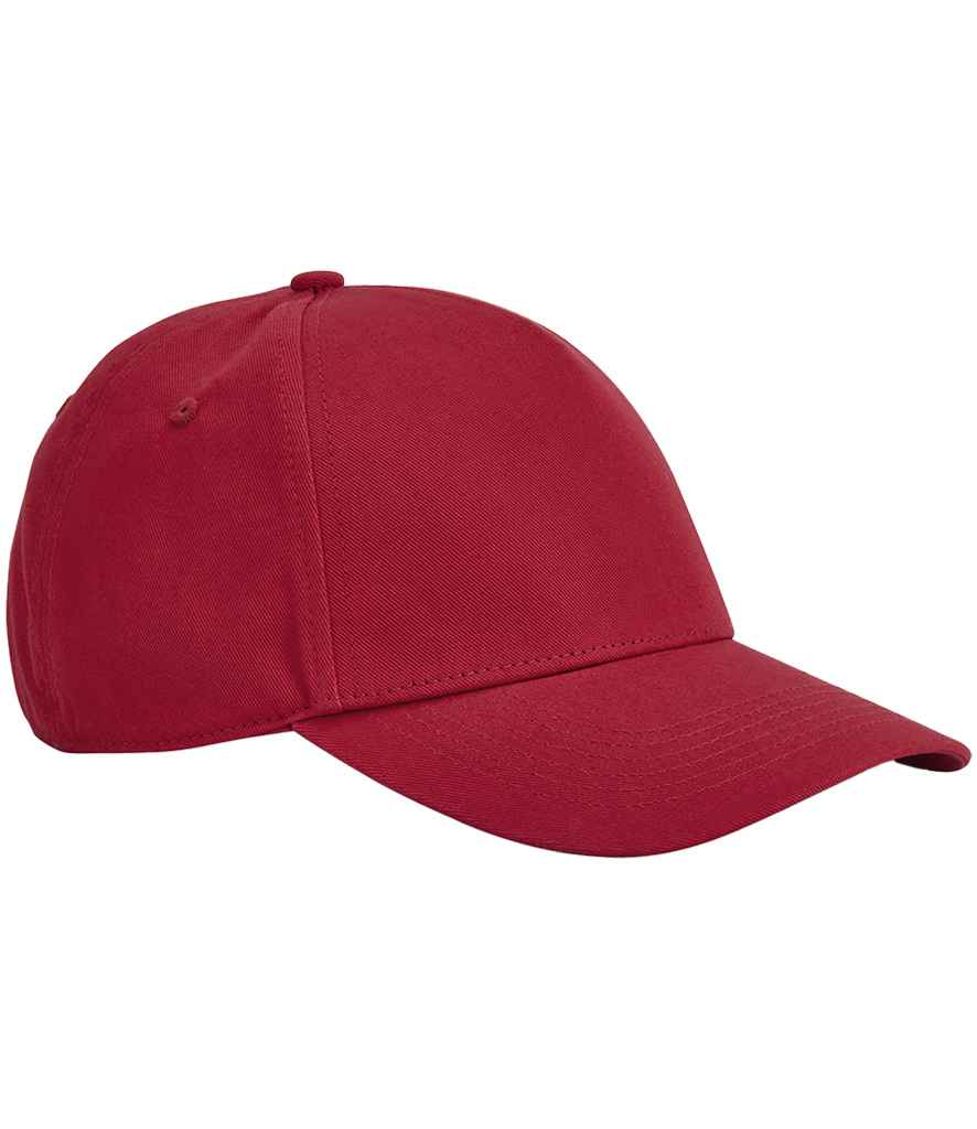Beechfield EarthAware® Classic Organic Cotton 5 Panel Cap - Classic Red