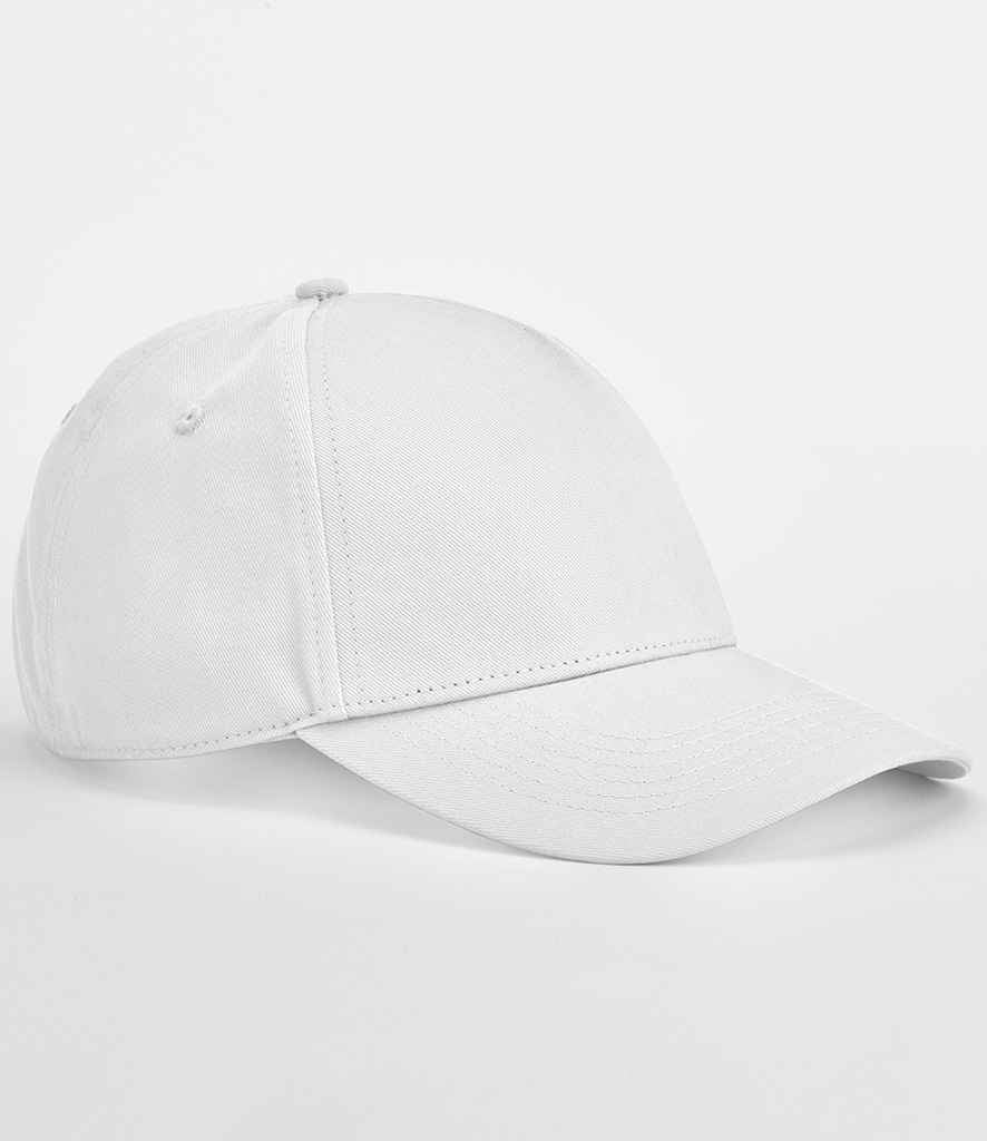 Beechfield EarthAware® Classic Organic Cotton 5 Panel Cap - White