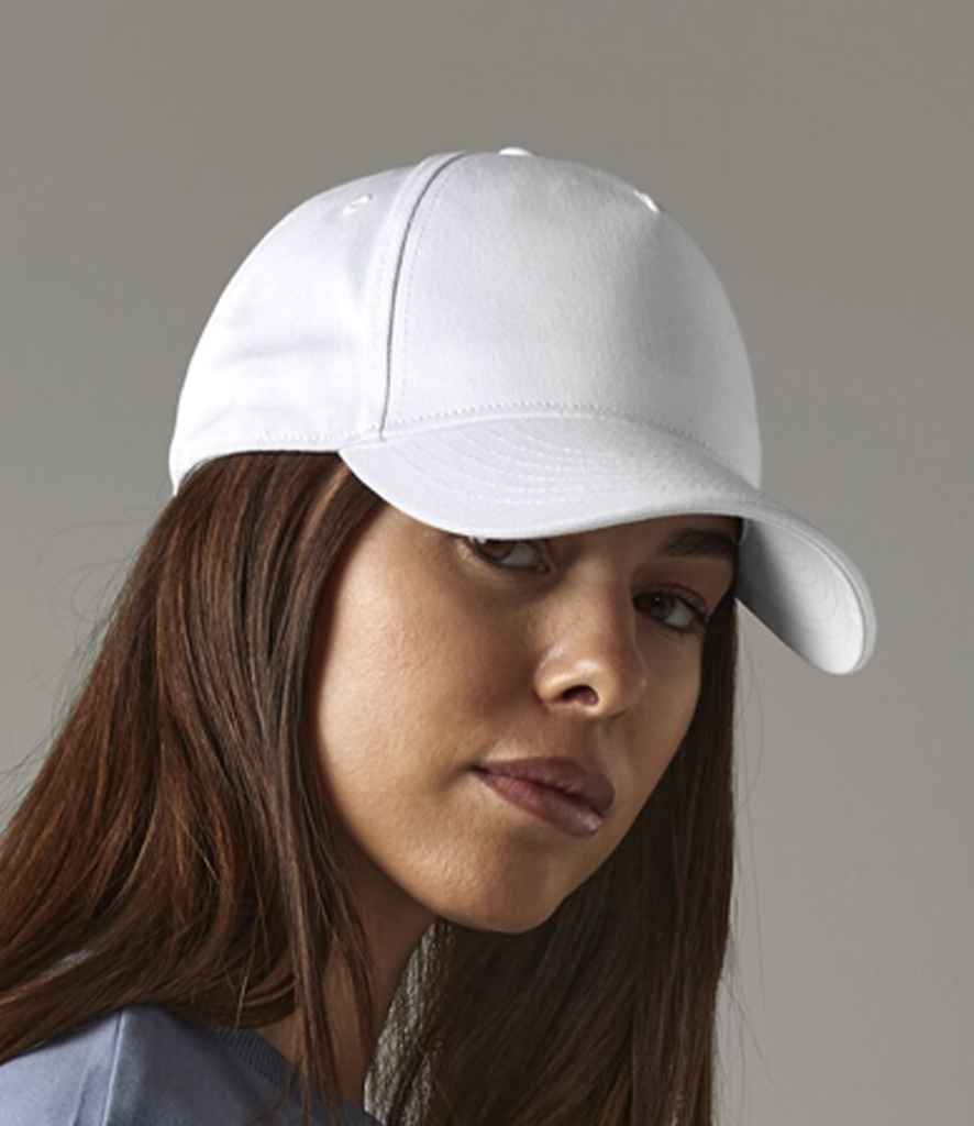 Beechfield EarthAware® Classic Organic Cotton 5 Panel Cap - White