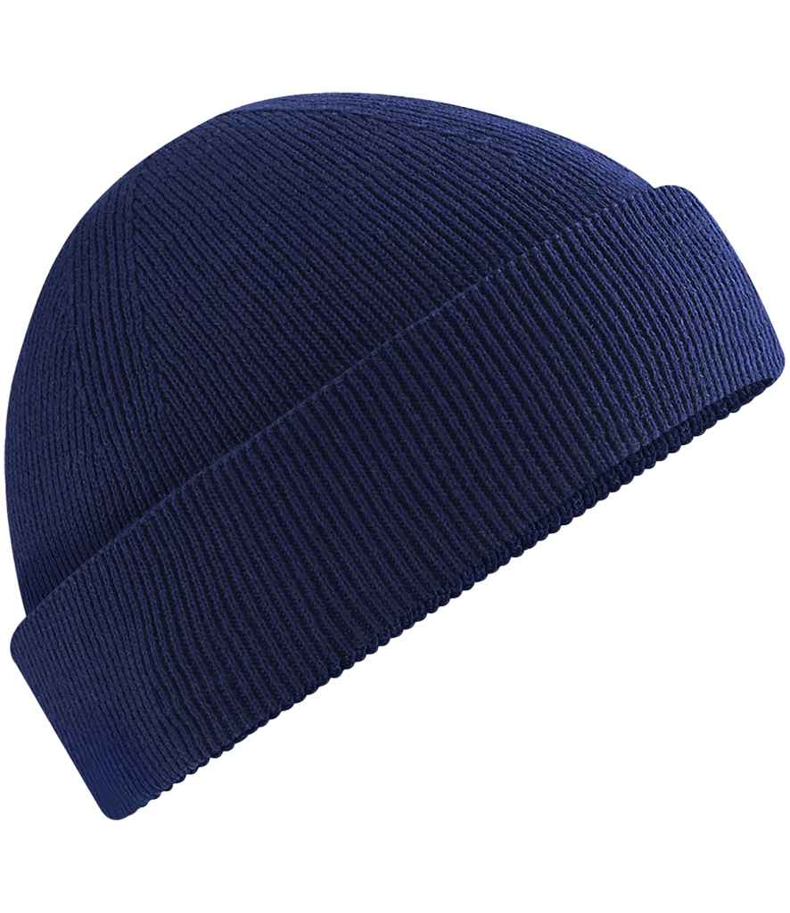 Beechfield Organic Cotton Fisherman Beanie - Oxford Navy