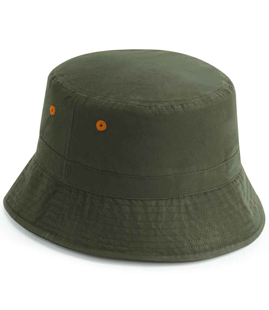 Beechfield Recycled Polyester Bucket Hat - Olive Green