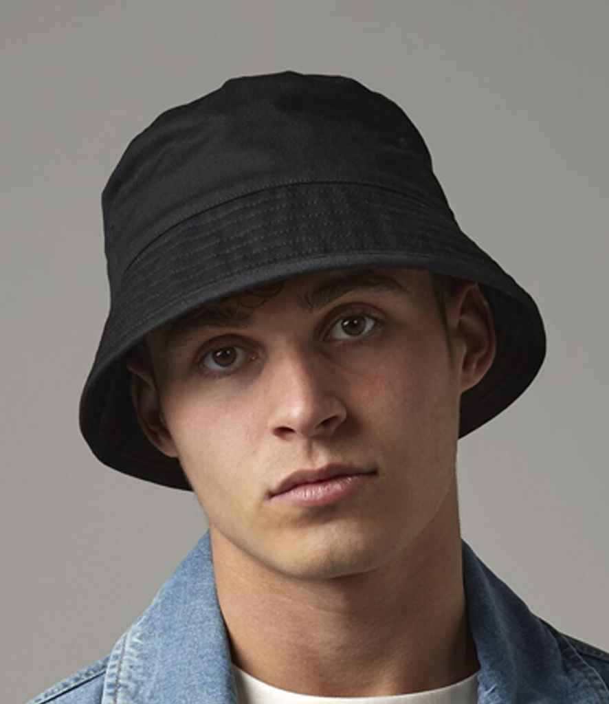 Beechfield Organic Cotton Bucket Hat - Black