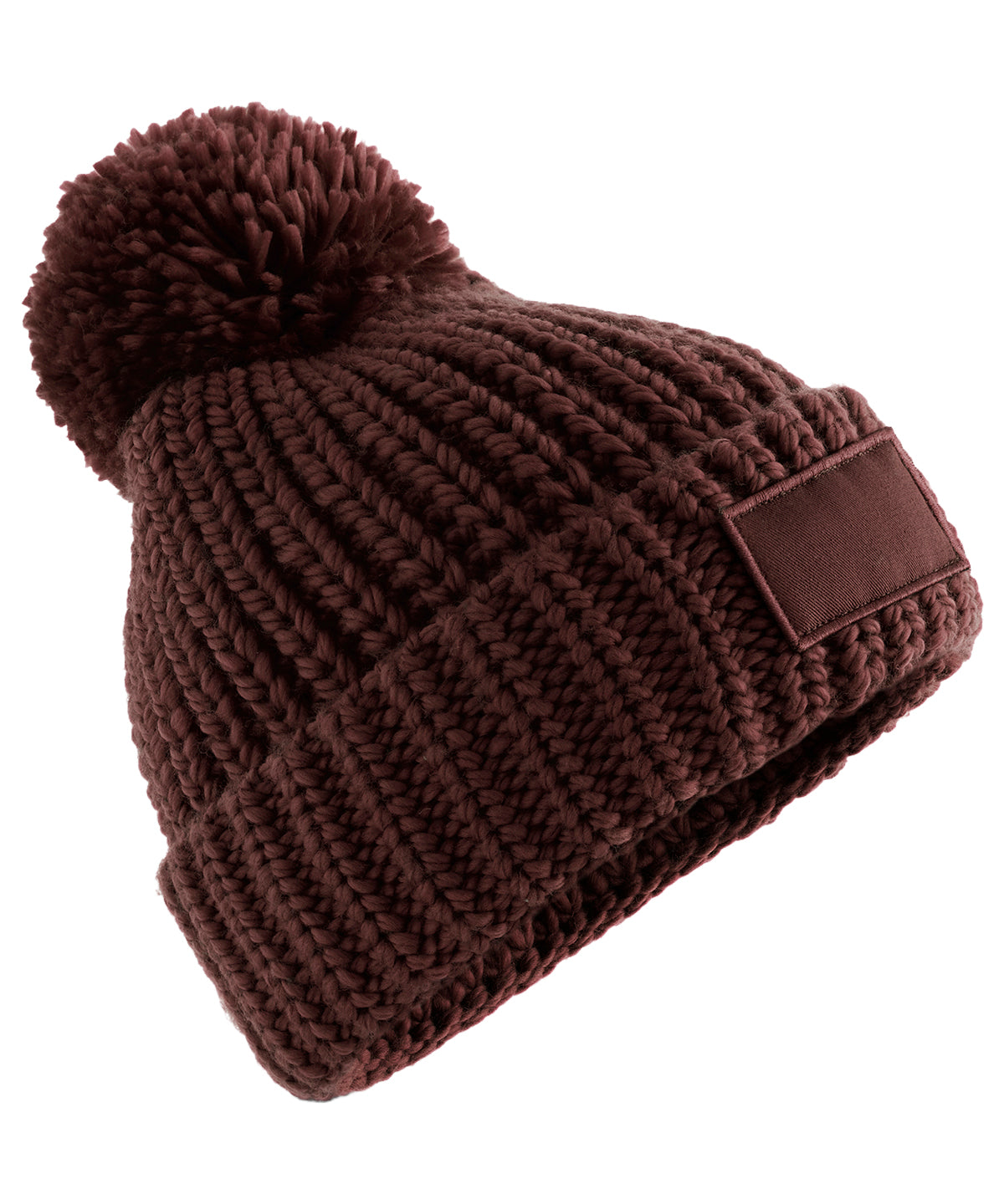 Toasty patch beanie
