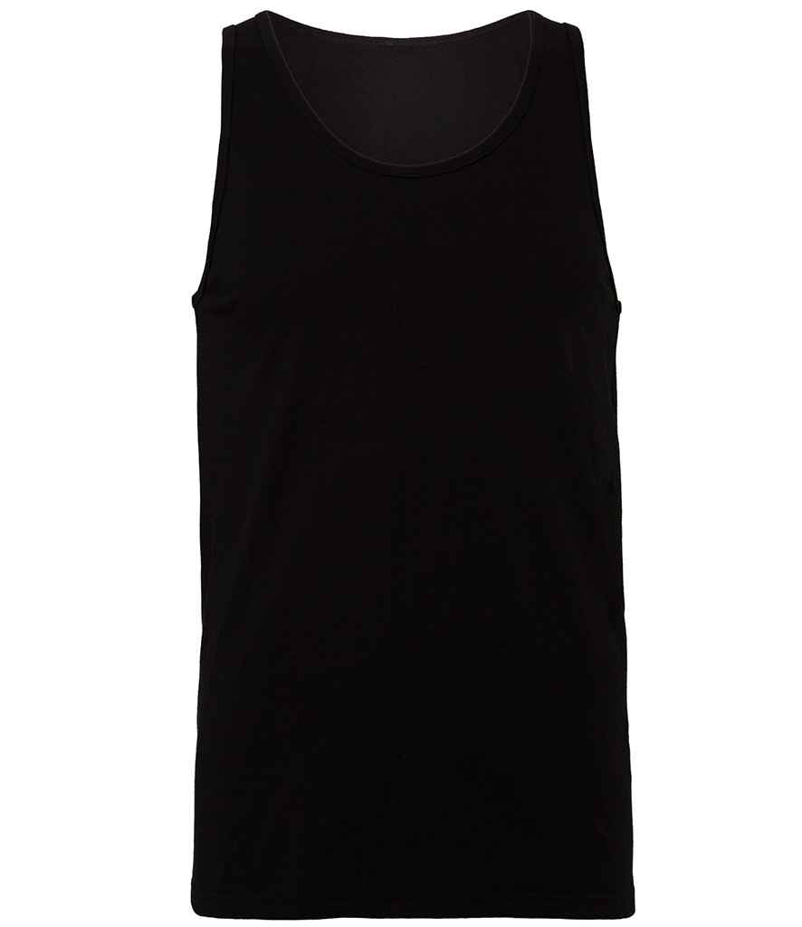 Canvas Unisex Jersey Tank Top - Black