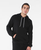Unisex polycotton fleece pullover hoodie