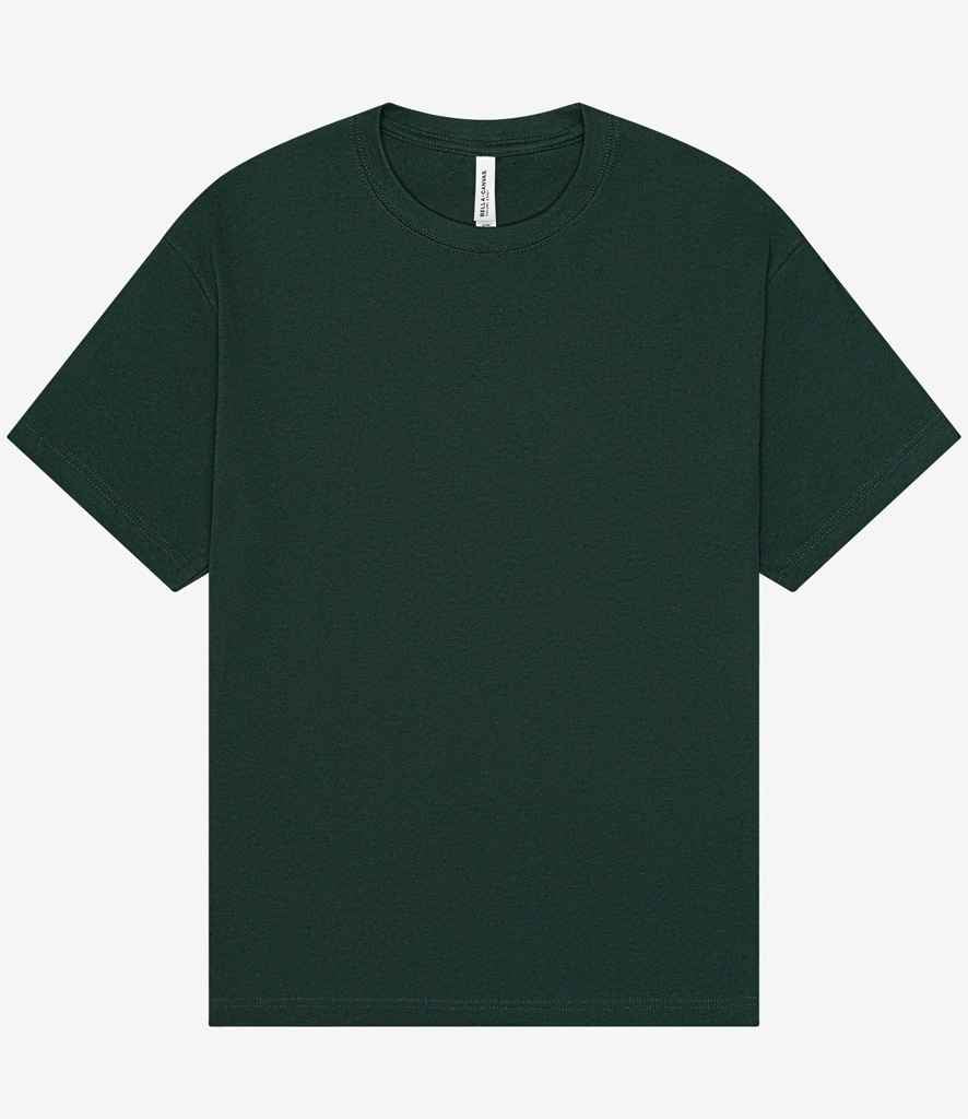 Canvas Unisex Heavyweight Boxy T-Shirt - Forest Green
