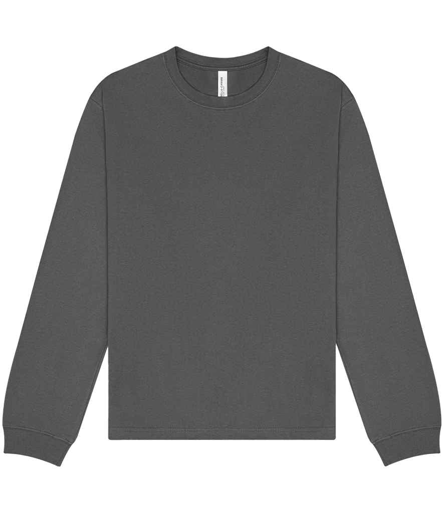 Canvas Unisex Heavyweight Long Sleeve T-Shirt - Asphalt