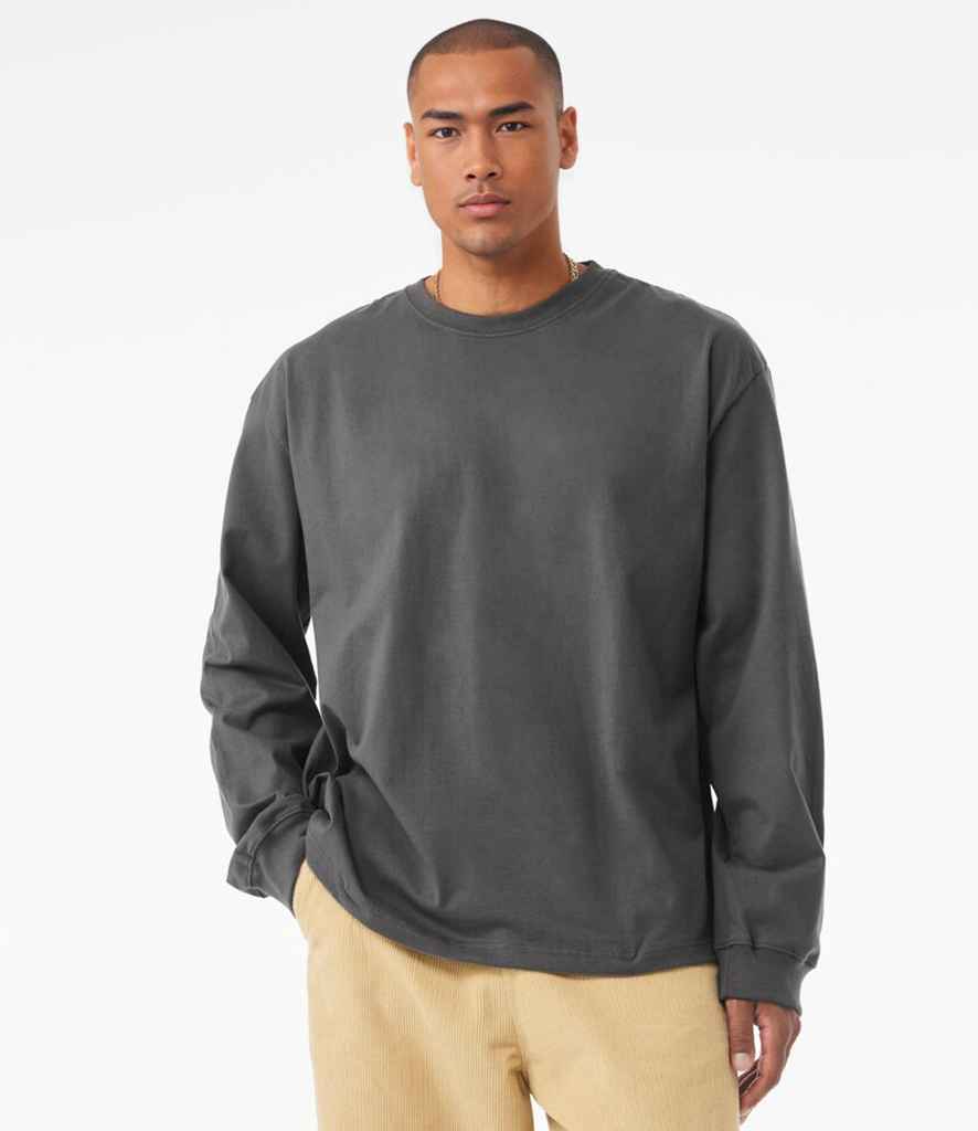 Canvas Unisex Heavyweight Long Sleeve T-Shirt - Asphalt