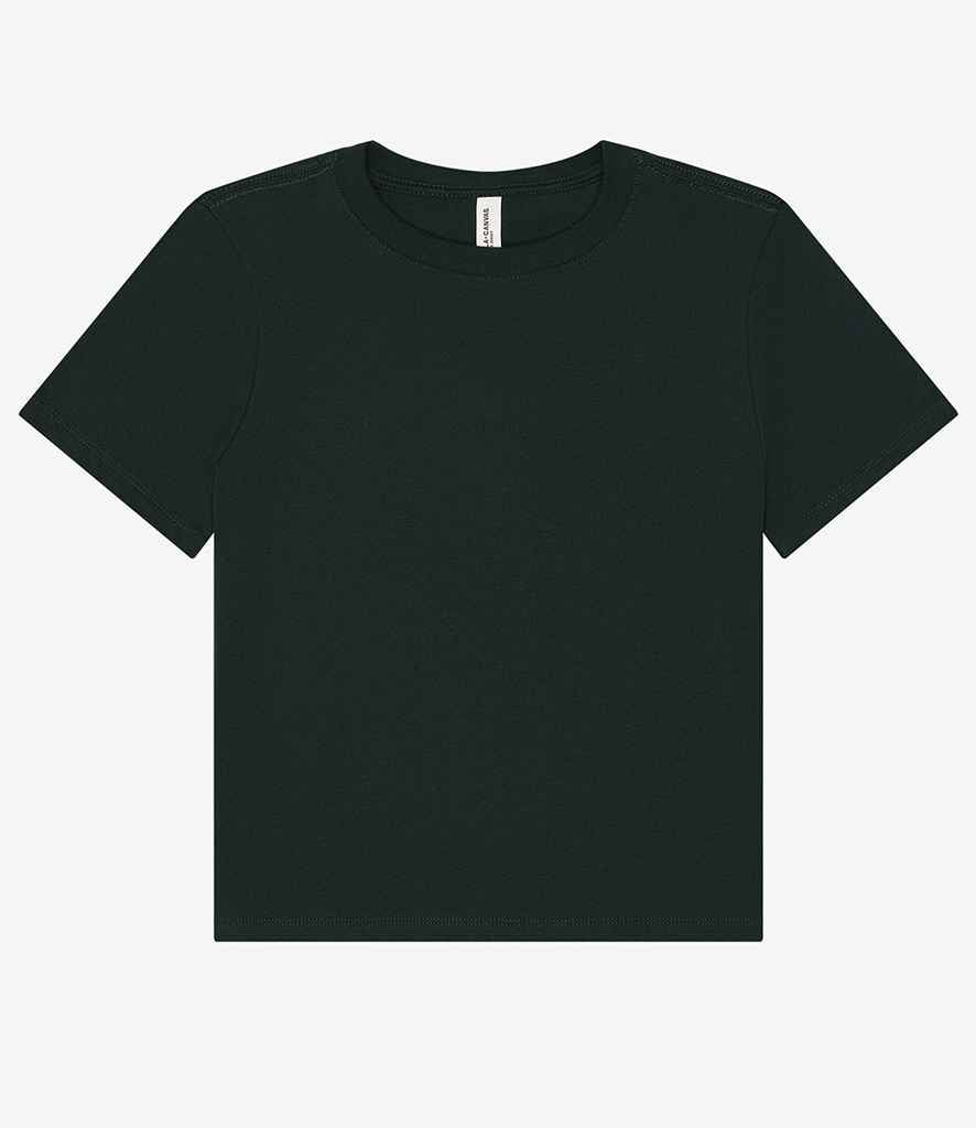 Bella Ladies Heavy Boxy T-Shirt - Forest Green