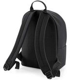 BagBase Mini Fashion Backpack - Black/Black
