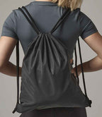 BagBase Reflective Gymsac - Black Reflective