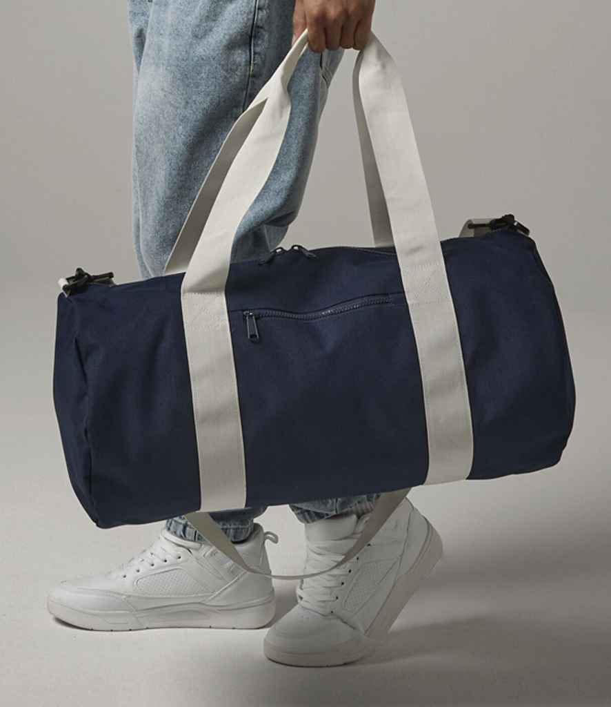 BagBase Original Barrel Bag XL - French Navy/Off White