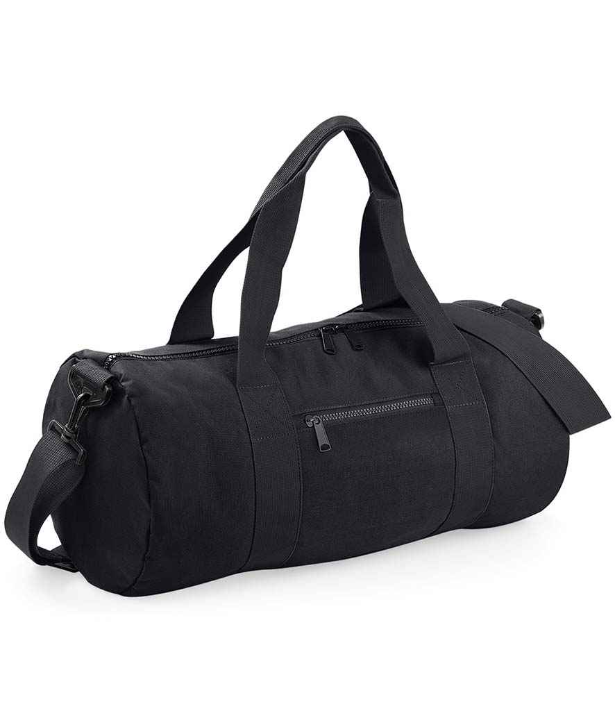 BagBase Original Barrel Bag - Black/Black