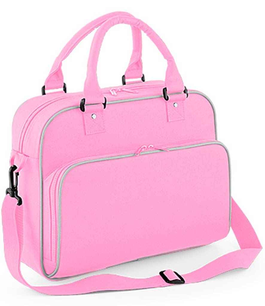 BagBase Junior Dance Bag - Classic Pink/Light Grey