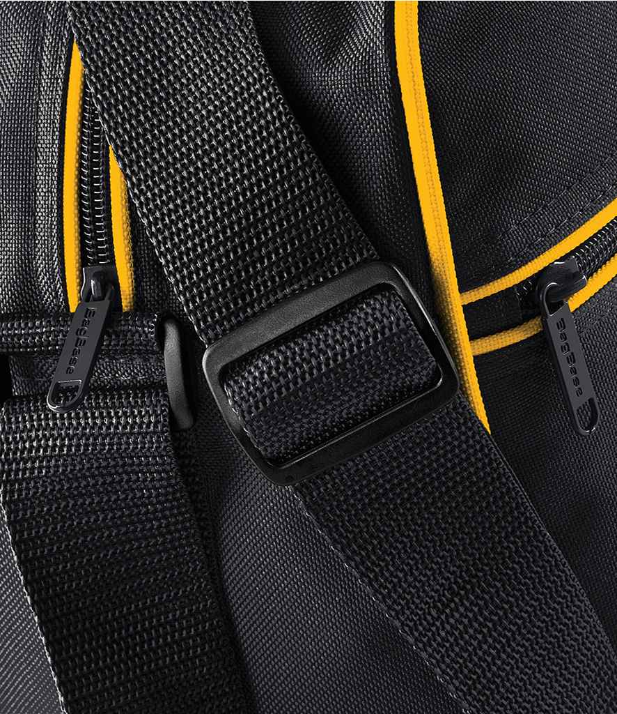 BagBase Retro Shoulder Bag - Black/Gold