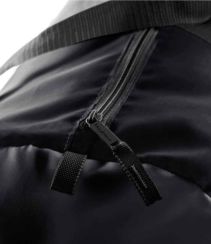 BagBase Packaway Barrel Bag - Black/Black