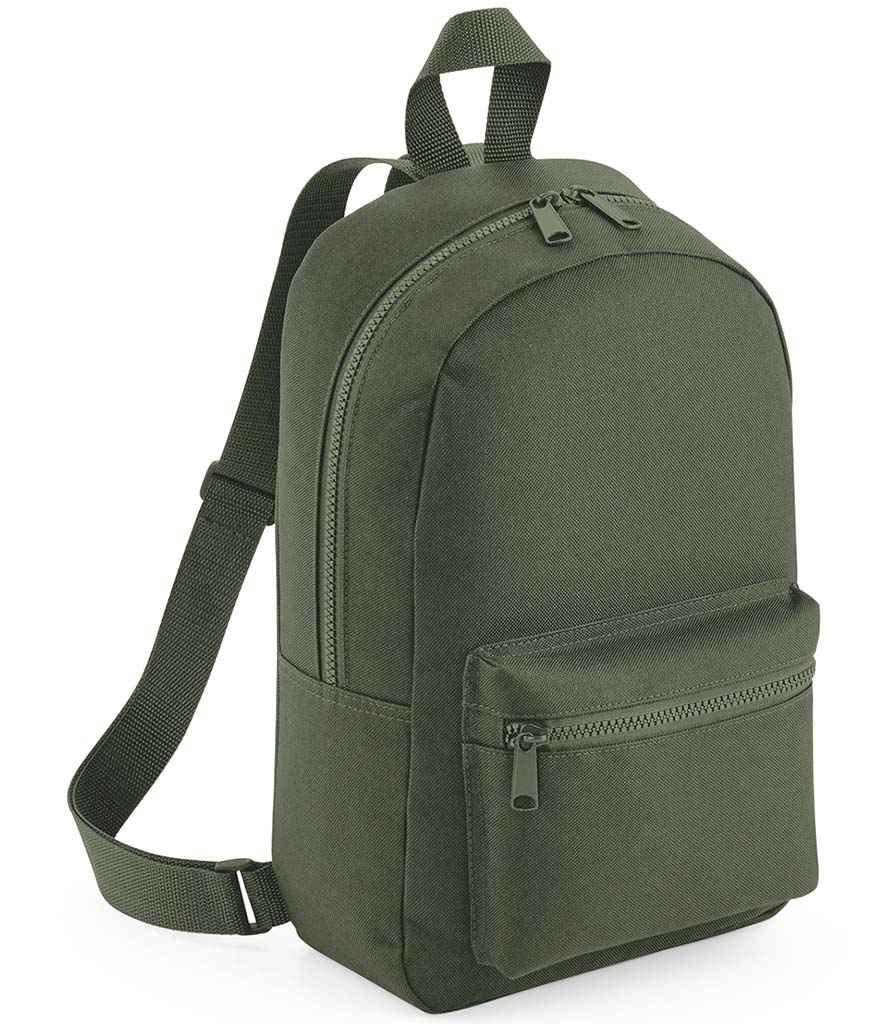 BagBase Mini Essential Fashion Backpack - Olive Green
