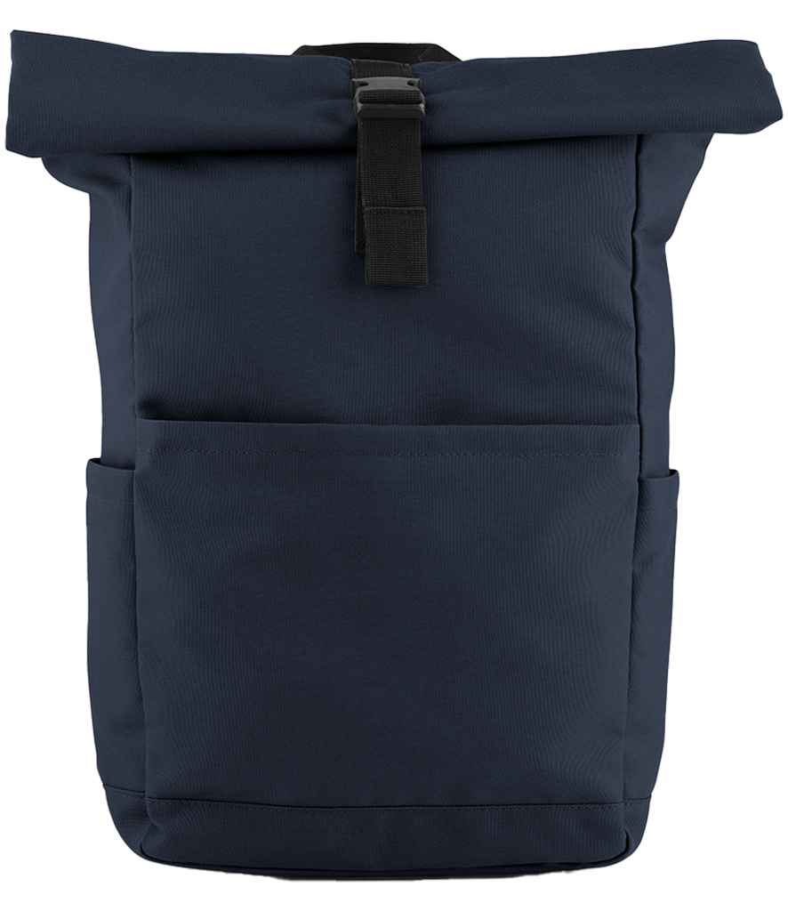 BagBase Premium Recycled Roll-Top Backpack - Navy