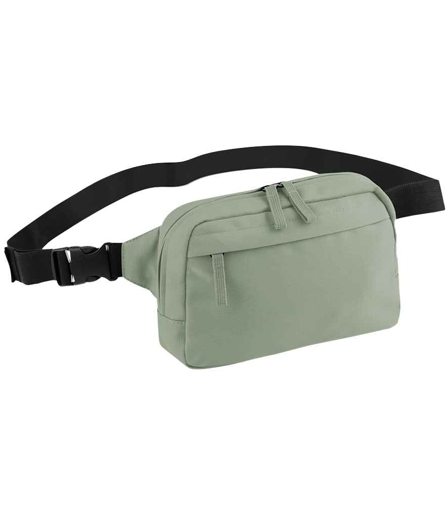 BagBase Premium Recycled Cross Body Bag - Dusty Green