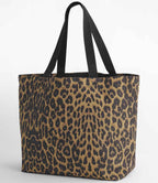 BagBase Leopard Print Carryall Tote Bag - Leopard Print