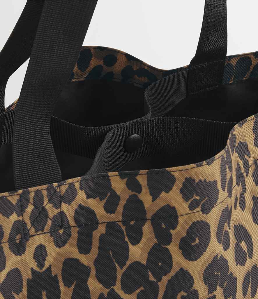 BagBase Leopard Print Carryall Tote Bag - Leopard Print