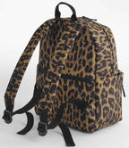 BagBase Leopard Print Mini Backpack - Leopard Print