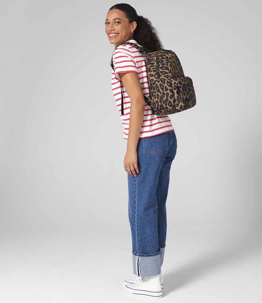 BagBase Leopard Print Mini Backpack - Leopard Print