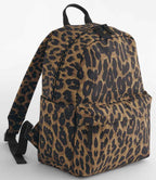 BagBase Leopard Print Mini Backpack - Leopard Print