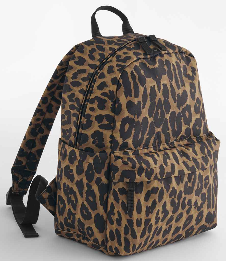 BagBase Leopard Print Mini Backpack - Leopard Print