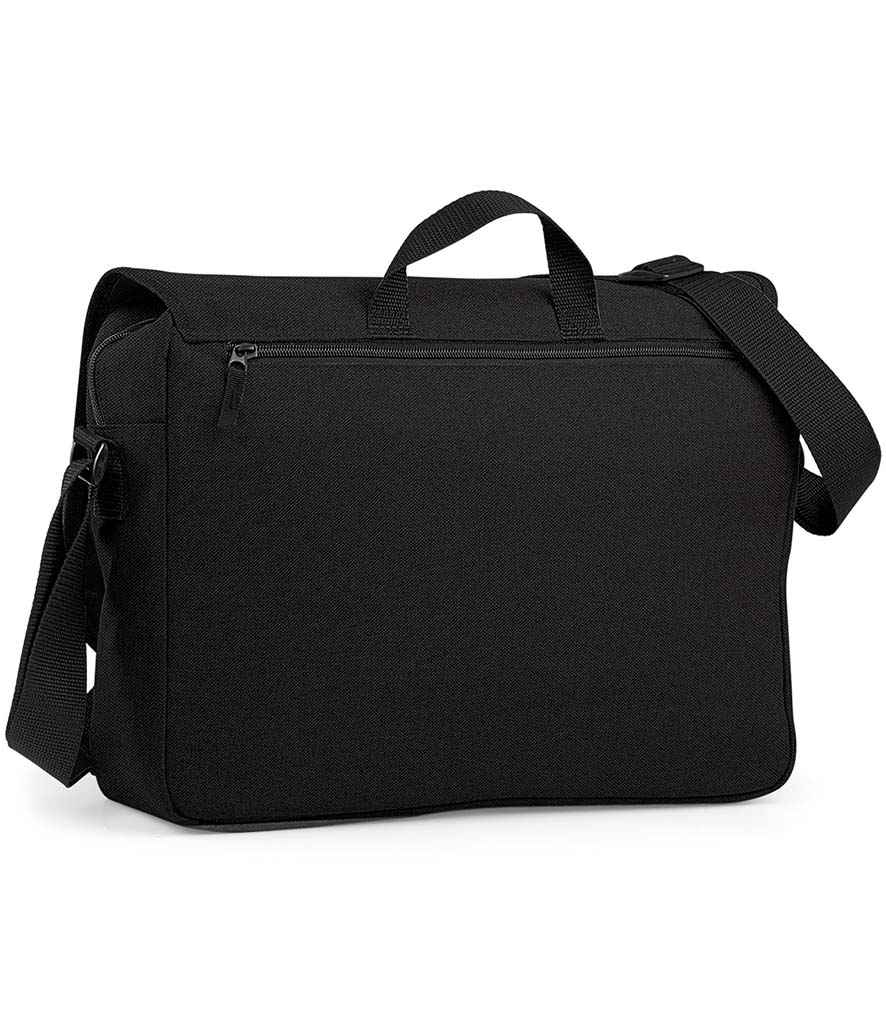 BagBase Two Tone Digital Messenger Bag - Black