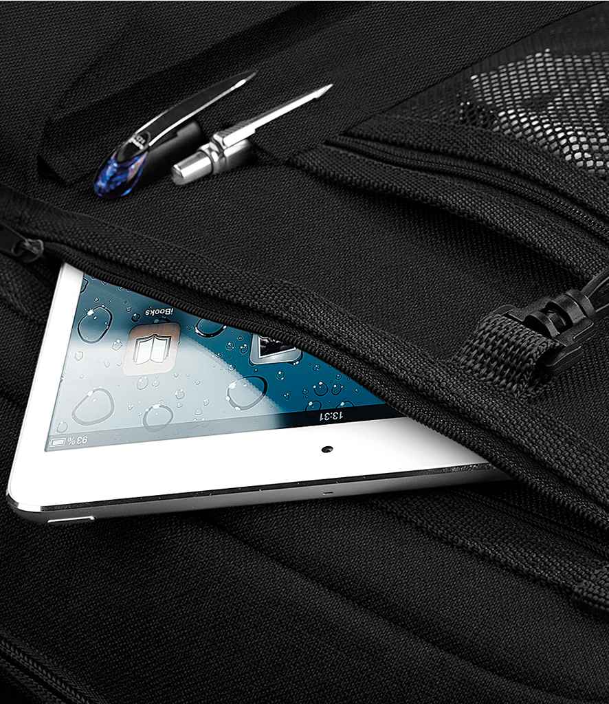 BagBase Two Tone Digital Messenger Bag - Black