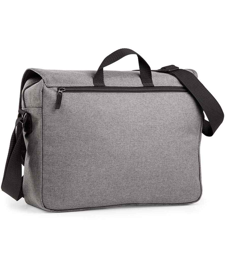 BagBase Two Tone Digital Messenger Bag - Grey Marl