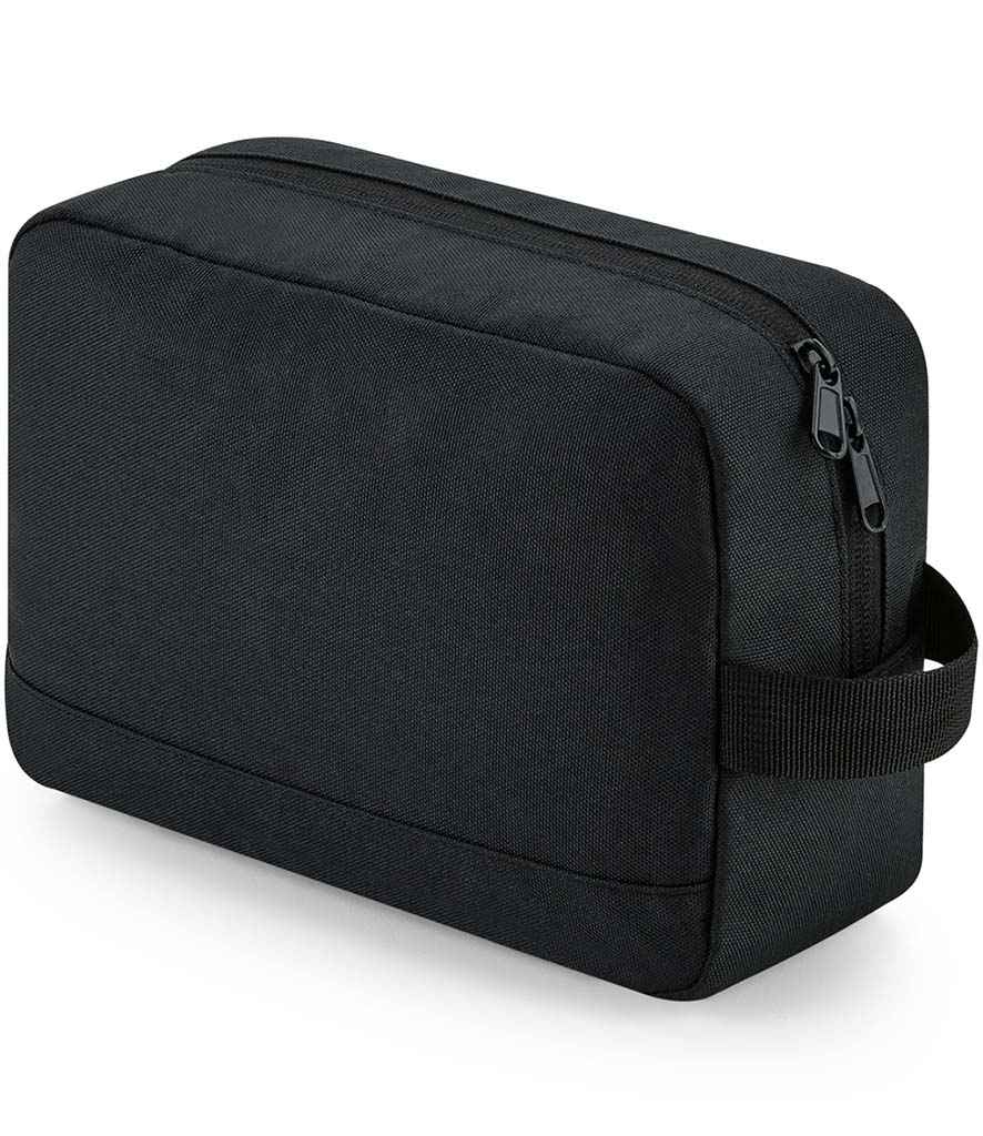 BagBase Recycled Essentials Wash Bag - Black