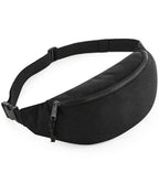 BagBase Recycled Belt Bag - Black