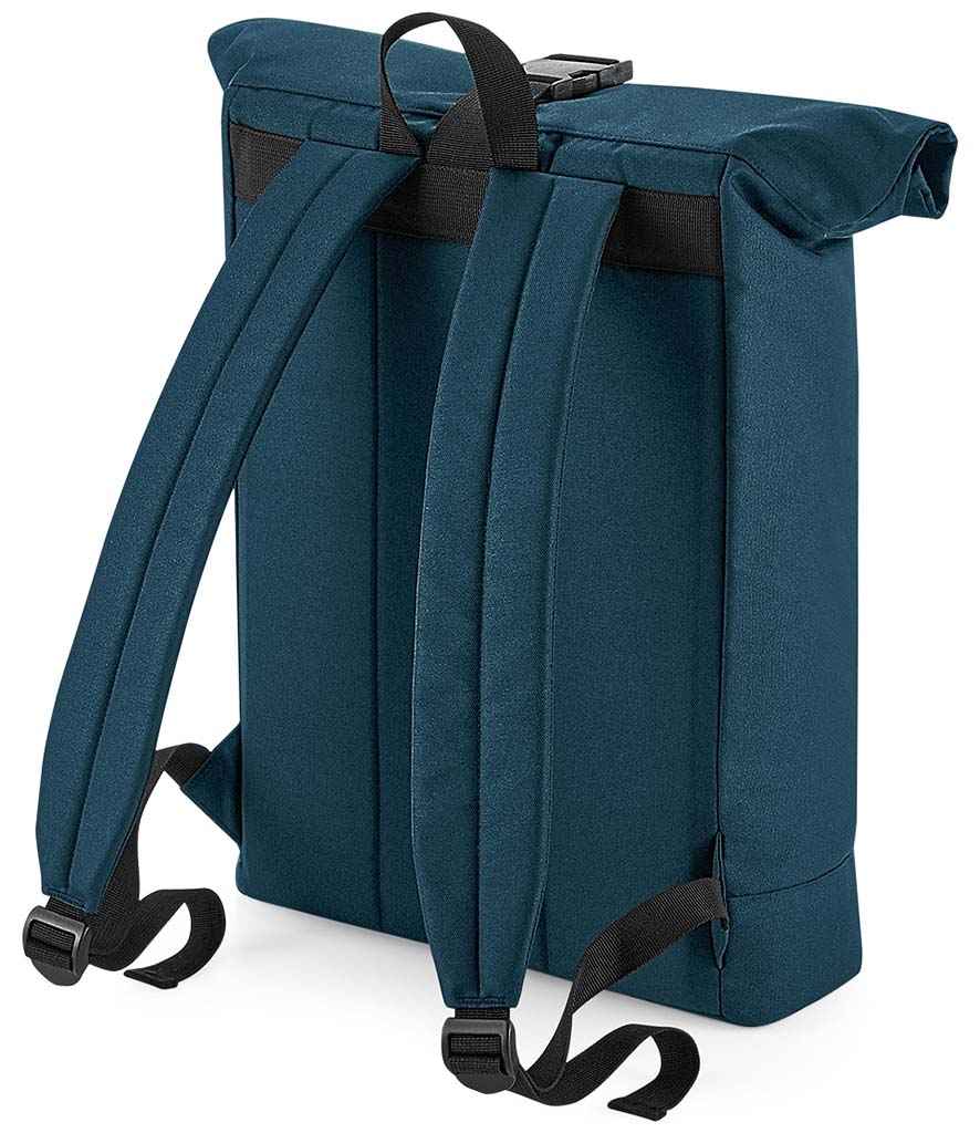 BagBase Recycled Roll-Top Backpack - Petrol